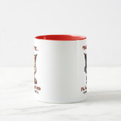 11oz Accent Mok "Touch My Coffee" Cat Mok (Midden)