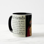 11oz Best Friends Custom Photo Mok by Zazz_it (Voorkant links)