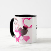 11oz Combo Custom Coffee Love Mok van Zazz_it (Voorkant links)