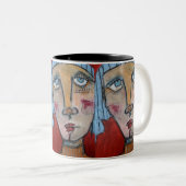 11oz Mok - blauw (Voorkant rechts)