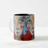 11oz Mok - blauw (Voorkant links)