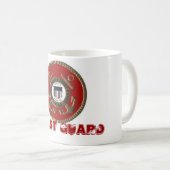 11oz mok, kleurloos met symbool voor kustbeschermi koffiemok (Voorkant rechts)