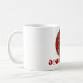 11oz mok, kleurloos met symbool voor kustbeschermi koffiemok (Links)