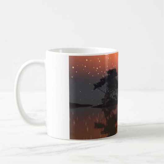 11oz mok met "Dayspring"-afbeelding (Links)
