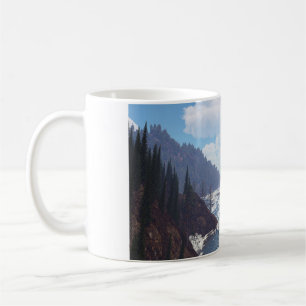 11oz mok met "rotsachtige kust" afbeelding