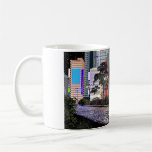 11oz mok met "Stad bij Nacht" afbeelding