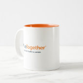 11oz mok - oranje binnenkant (Voorkant links)