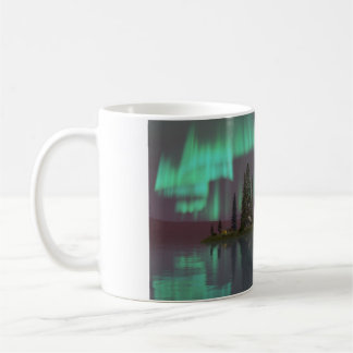11oz mug with "Aurora Halo" image Koffiemok