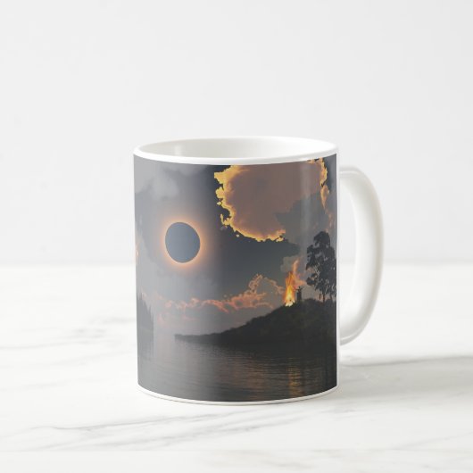 11oz mug with "Eclipse" image Koffiemok (Voorkant rechts)