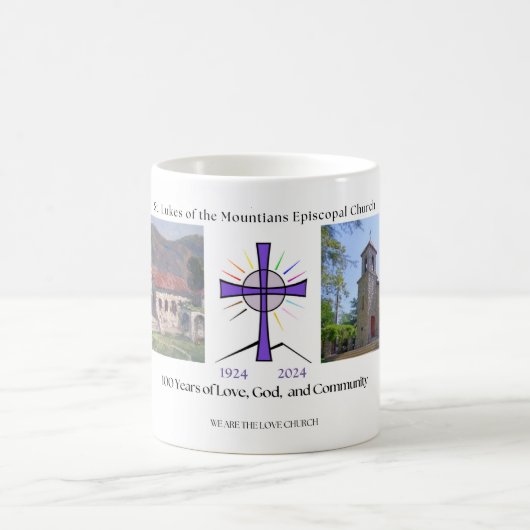 11oz St. Luke's Centennial Logo 1924-2024 Mok (Center)