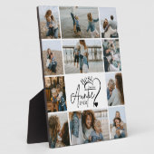 11Personalized Best Aunt Photo Collage Fotoplaat (Zijkant)