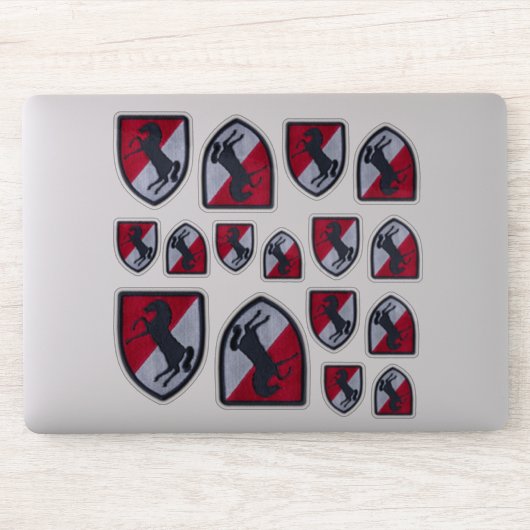 11th Amored Cavalry Regiment Fort Meade Contour Sticker (Computer)
