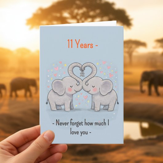 11th anniversary Elephants never forget Kaart
