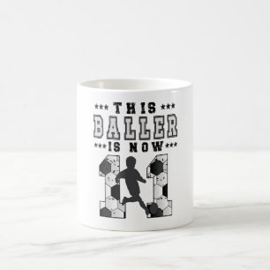 11th Birthday Gift Soccer Player 11 Year Old Boy Koffiemok
