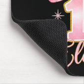 11th Birthday Girl Coquette Bow Its My Eleven Birt Muismat (Hoek)