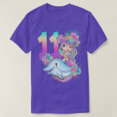 11th Birthday Girl Mermaid Gift Birthday Kind T-shirt (Design voorkant)