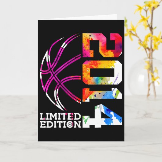 11th Birthday Sketll Limited Edition 2014 1  Kaart (Gele Bloem)