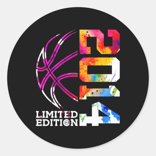 11th Birthday Sketll Limited Edition 2014 1 Ronde Sticker (Voorkant)