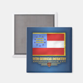11th Georgia Infantry Magneet (Voorkant / Achterkant)
