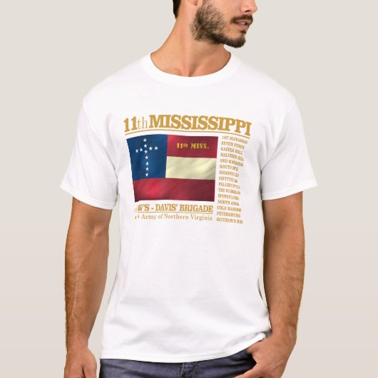 11th Mississippi Infantry (BA2) T-shirt (Voorkant)