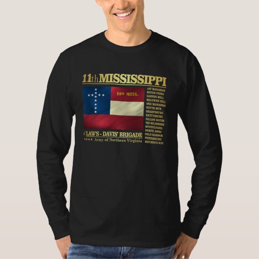 11th Mississippi Infantry (BA2) T-shirt (Voorkant)