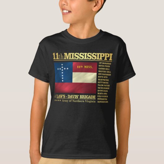 11th Mississippi Infantry (BA2) T-shirt (Voorkant)