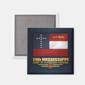 11th Mississippi Infantry Magneet (Voorkant / Achterkant)