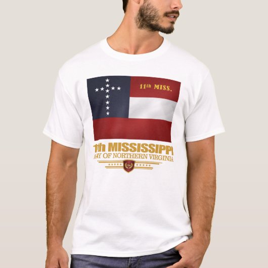 11th Mississippi Infantry T-shirt (Voorkant)