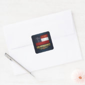 11th Mississippi Infantry Vierkante Sticker (Envelop)