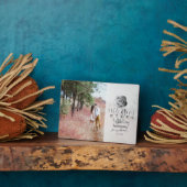 11th Wedding Jubileum Aangepast fotostaal Roos Fotoplaat (Zijkant)