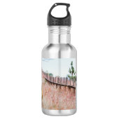 11th Wedding Jubileum Aangepast fotostaal Roos Waterfles (Voorkant)