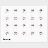 11th Wedding Jubileum Funny Gift voor hem of haar Ronde Sticker (Vel)