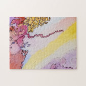 11x14 abstracte puzzel met design legpuzzel (Horizontaal)