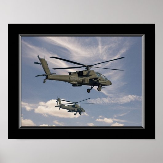 11x14 Afdrukken van militaire helikopters Poster (Voorkant)