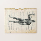 11x14  anatomieboekpagina's legpuzzel (Horizontaal)