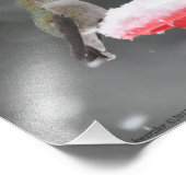 11x14 Anna's Hummingbird in de sneeuw Foto Afdruk (Hoek)