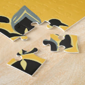 11x14 Art Deco Scarab Puzzel voor kleurenblinden (Zijkant)