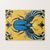 11x14 Art Deco Scarab Puzzel voor kleurenblinden Legpuzzel (Horizontaal)