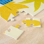 11x14 Blauwe Jays Puzzel voor Kleurblinden Legpuzzel (Zijkant)