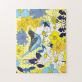 11x14 Bluebird Puzzle for Colorblind People Legpuzzel (Verticaal)