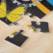 11x14 dag van de dode puzzel voor kleurenblinden (Zijkant)