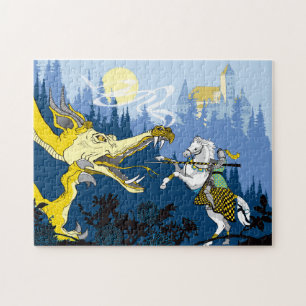 11x14 Dragon Puzzle for Colorblind People Legpuzzel