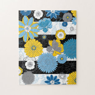 11x14 Floral Puzzle for Colorblind People Legpuzzel