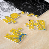 11x14 Floral Puzzle for Colorblind People Legpuzzel (Zijkant)