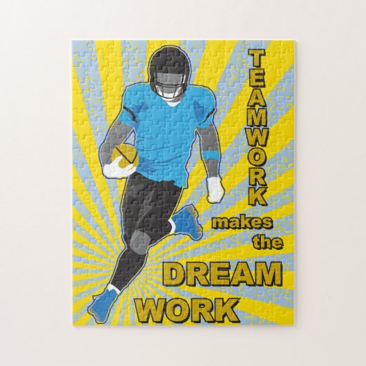 11x14 Football Puzzle voor kleurenblinden Legpuzzel (Verticaal)