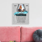 11x14 Horse Pet Memorial Wood Kijk Foto Canvas Afdruk (Insitu (Woonkamer))