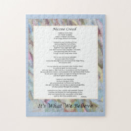 11x14-inch 252-inch Nicene Creed Christelijk Praye Legpuzzel
