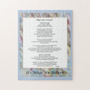 11x14-inch 252-inch Nicene Creed Christelijk Praye Legpuzzel