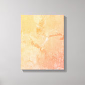 11x14-inch perzikkleurig, roze, geel Abstract mode Canvas Afdruk (Voorkant)