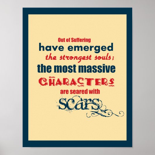 11x14 Inspirerend Citaat Typografie Poster (Voorkant)